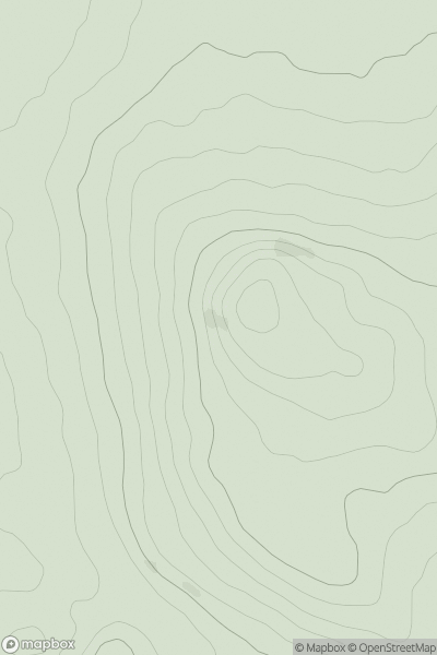 Thumbnail image for Cruckboeltane showing contour plot for surrounding peak