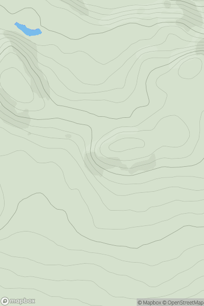 Thumbnail image for Slieveward showing contour plot for surrounding peak