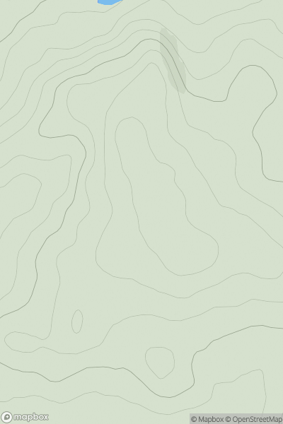 Thumbnail image for Carn Hill showing contour plot for surrounding peak