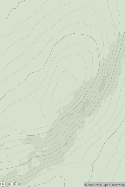 Thumbnail image for Binnion Hill showing contour plot for surrounding peak