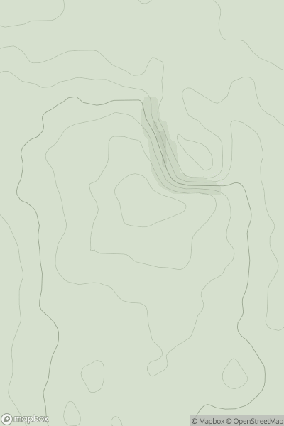 Thumbnail image for Ouley Hill showing contour plot for surrounding peak