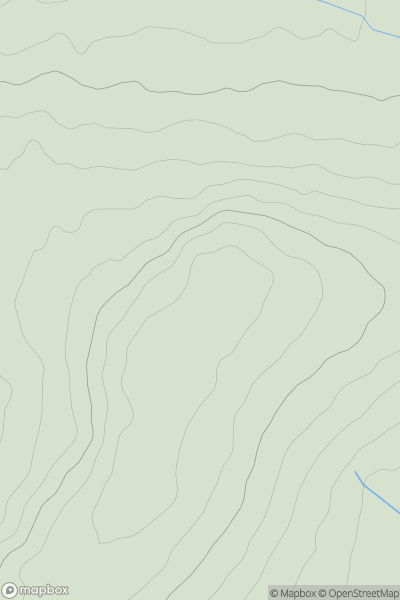 Thumbnail image for Oulart Hill showing contour plot for surrounding peak