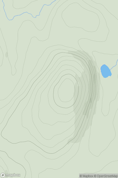 Thumbnail image for Sheemore showing contour plot for surrounding peak