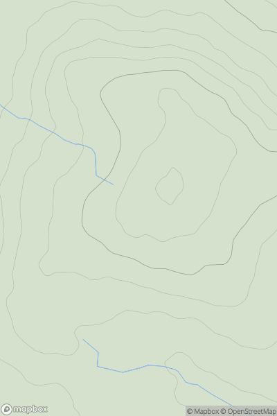 Thumbnail image for Knockbrack showing contour plot for surrounding peak