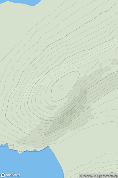 Thumbnail image for Lackenakea showing contour plot for surrounding peak