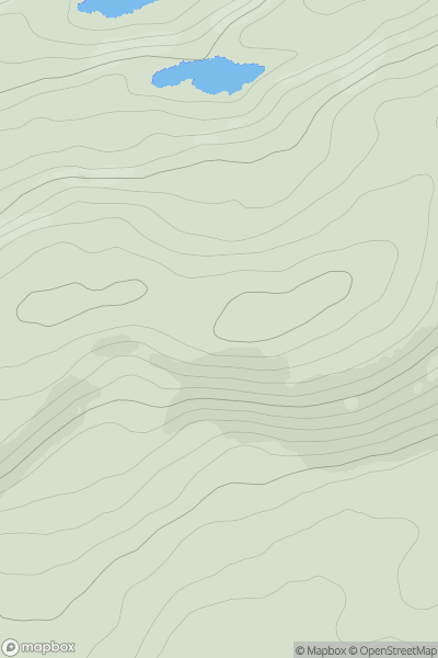 Thumbnail image for Derryvour Hill showing contour plot for surrounding peak