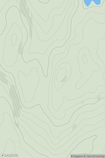 Thumbnail image for Droim an Bhothaigh (Drumavohy Hill) showing contour plot for surrounding peak
