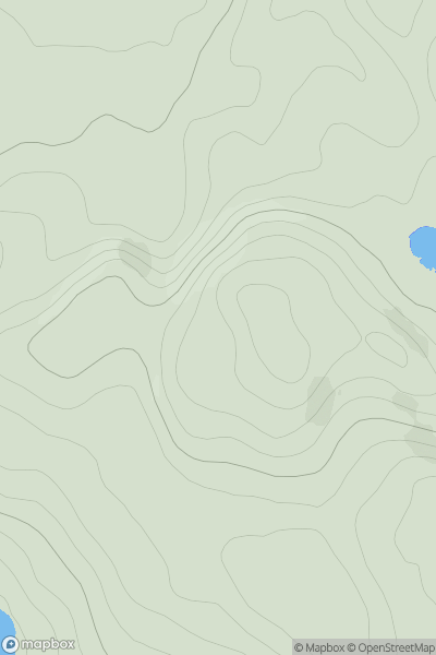 Thumbnail image for Cnoc na dTeannala (Crockdonnelly) showing contour plot for surrounding peak