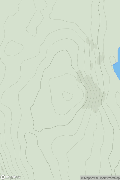 Thumbnail image for Greenan showing contour plot for surrounding peak