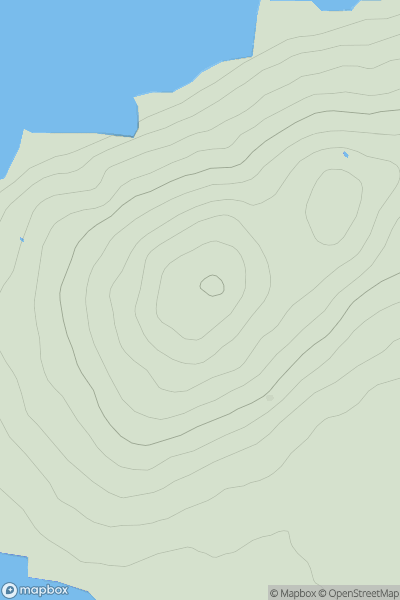 Thumbnail image for Lettercallow showing contour plot for surrounding peak