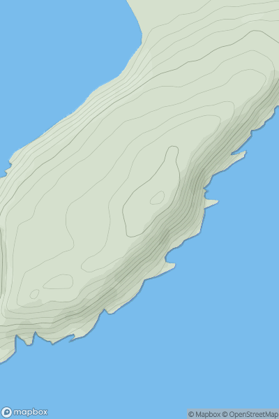 Thumbnail image for Brow Head showing contour plot for surrounding peak