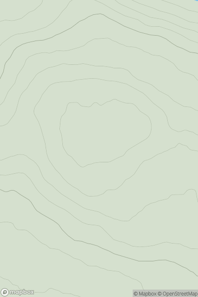 Thumbnail image for Termon Hill showing contour plot for surrounding peak