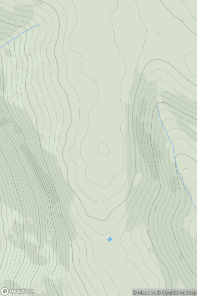 Thumbnail image for Moel Poethion showing contour plot for surrounding peak