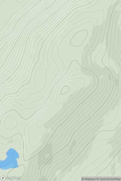 Thumbnail image for Knockalla Mountain NE Top (Cnoc Colbha) showing contour plot for surrounding peak