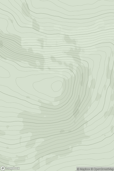 Thumbnail image for Black Rock Mountain showing contour plot for surrounding peak