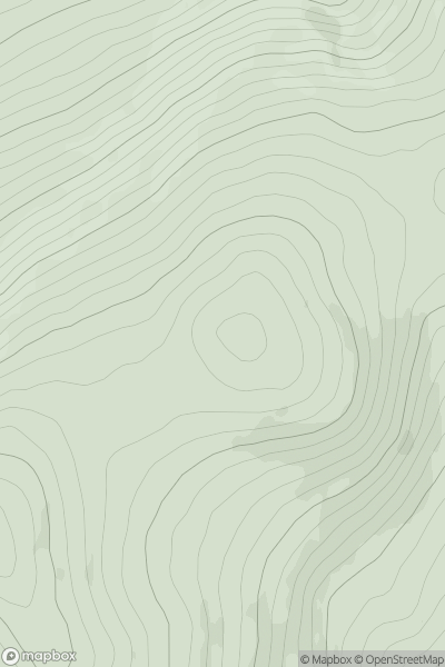 Thumbnail image for Laghtshanaquilla North East Top (Leacht Sheanchoille barr soir o thuaidh) showing contour plot for surrounding peak