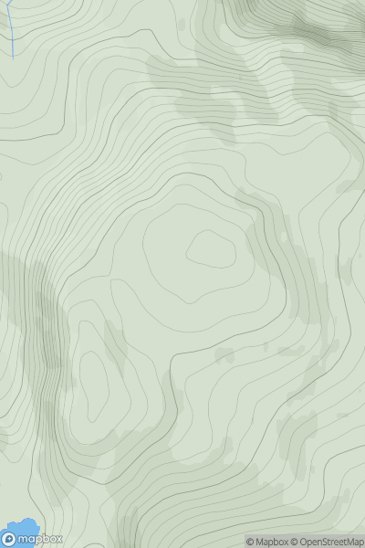 Thumbnail image for Sliabh Dhroim na Luifearnai (mullach thoir thuaidh) (Drumnalifferny NE Top) showing contour plot for surrounding peak