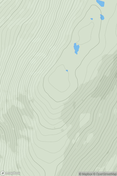 Thumbnail image for Conigar SW Top showing contour plot for surrounding peak
