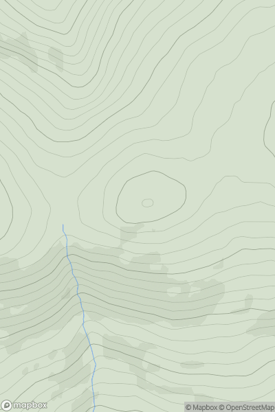 Thumbnail image for Table Mountain West Top (Cawrawn) showing contour plot for surrounding peak