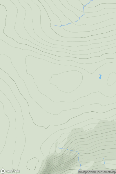 Thumbnail image for Beillic (Bealick) showing contour plot for surrounding peak