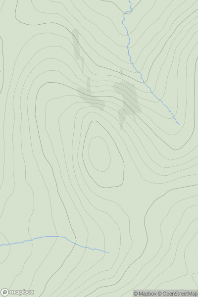 Thumbnail image for Ott Mountain (Ucht) showing contour plot for surrounding peak