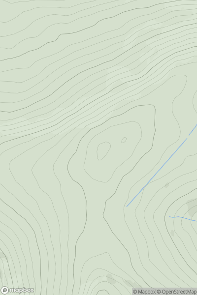 Thumbnail image for Kanturk (Brown Mountain) showing contour plot for surrounding peak