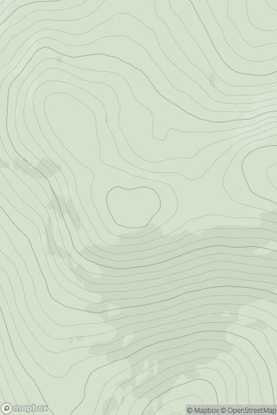 Thumbnail image for Mullaghcarbatagh (Mullach Carbadach) showing contour plot for surrounding peak