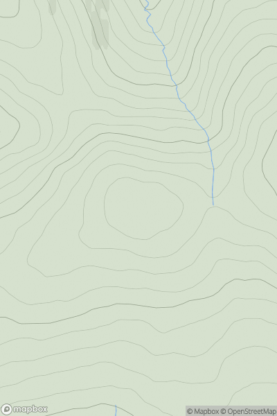 Thumbnail image for Carnanelly West Top showing contour plot for surrounding peak