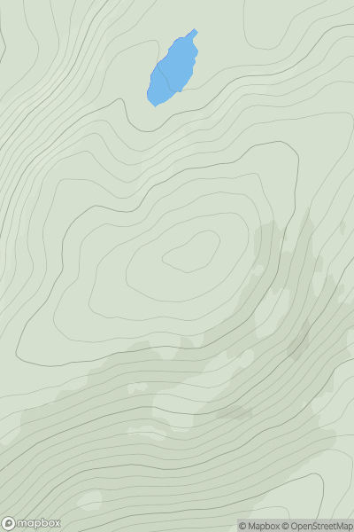 Thumbnail image for Cnoc na Searrach (Crocknasharragh) showing contour plot for surrounding peak