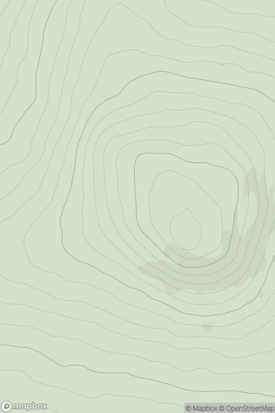 Thumbnail image for Divis (boundary) showing contour plot for surrounding peak