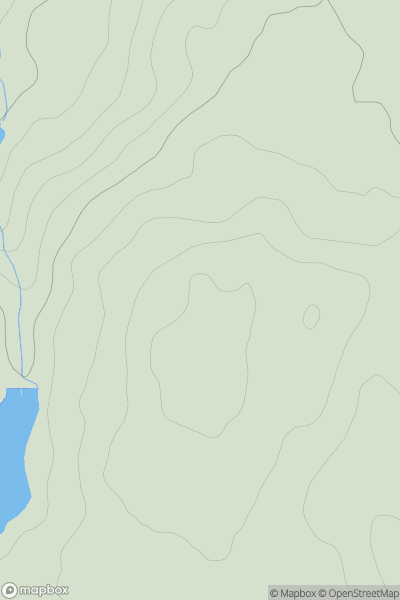 Thumbnail image for Ballykeel (Crons Hill) showing contour plot for surrounding peak