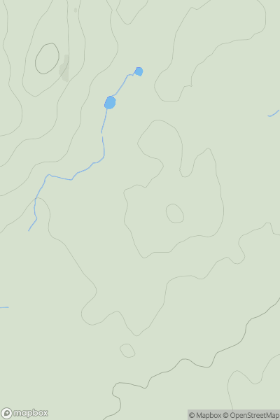 Thumbnail image for Ballagh Hill showing contour plot for surrounding peak