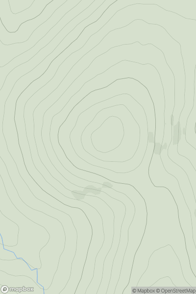 Thumbnail image for Learmount Mountain showing contour plot for surrounding peak