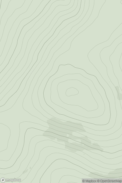 Thumbnail image for Mullaghsallagh (Mullach Saileach) showing contour plot for surrounding peak