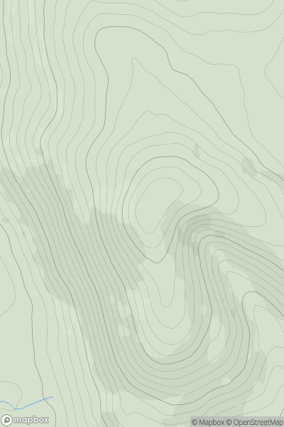 Thumbnail image for Benard (An Bhinn Ard) showing contour plot for surrounding peak