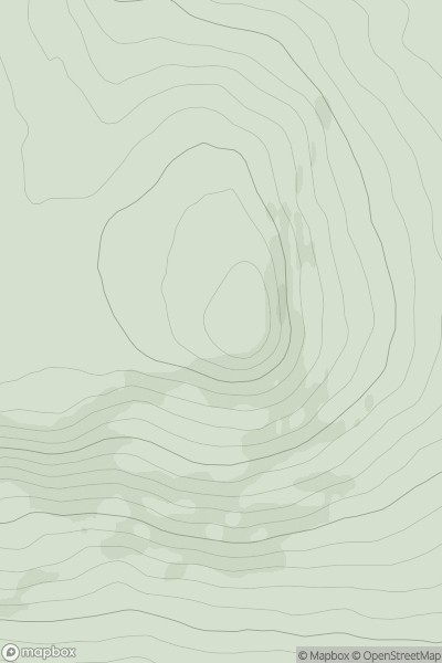 Thumbnail image for Bohilbreaga (Buachaill Breige) showing contour plot for surrounding peak