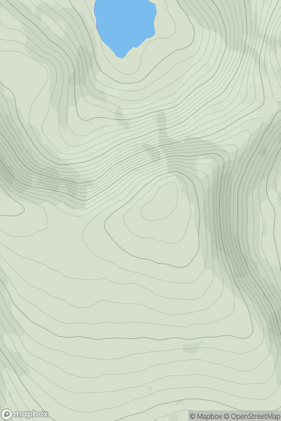 Thumbnail image for Maumthomas SW Top showing contour plot for surrounding peak
