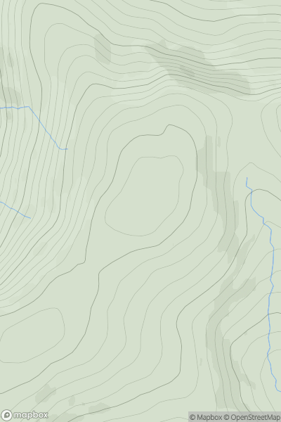 Thumbnail image for Maol na nDamh (Mulnanaff) showing contour plot for surrounding peak