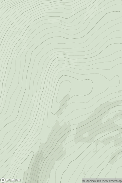 Thumbnail image for Derrybawn Mountain showing contour plot for surrounding peak