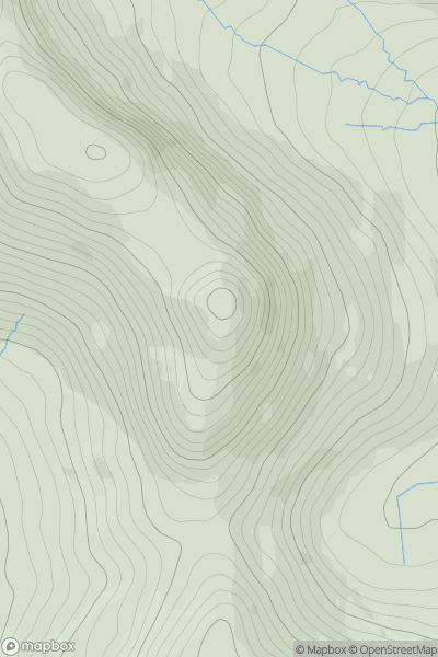 Thumbnail image for Knocknagapple (Cnoc an Chapaill) showing contour plot for surrounding peak