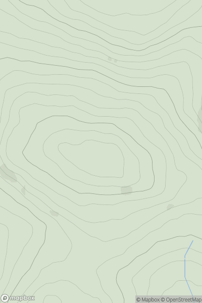 Thumbnail image for Moel Fferna showing contour plot for surrounding peak