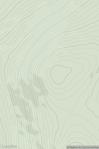 Thumbnail image for Carrigalachan (Carraig Lachan) showing contour plot for surrounding peak