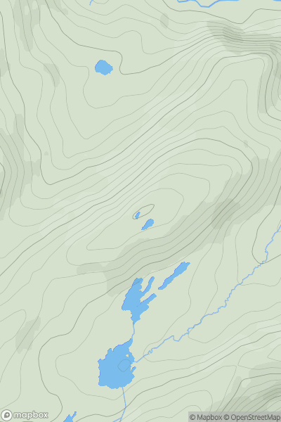 Thumbnail image for Knocknagree E Top showing contour plot for surrounding peak