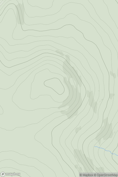 Thumbnail image for Crenville showing contour plot for surrounding peak