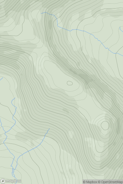 Thumbnail image for Knocknagapple N W Top showing contour plot for surrounding peak