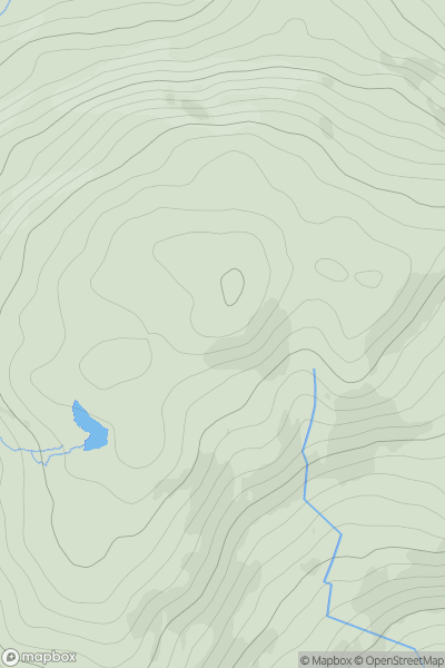 Thumbnail image for Barraboy Mountain Far E Top showing contour plot for surrounding peak