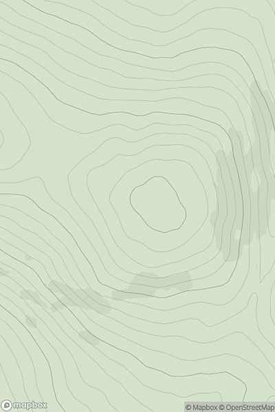 Thumbnail image for Barnes Top showing contour plot for surrounding peak