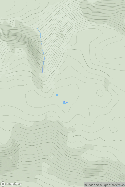 Thumbnail image for Copes Mountain showing contour plot for surrounding peak