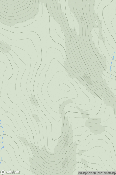 Thumbnail image for Slievenisky (Sliabh an Uisce) showing contour plot for surrounding peak