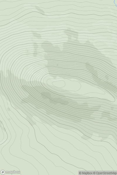 Thumbnail image for Cnoc Breac (Knockbrack) showing contour plot for surrounding peak